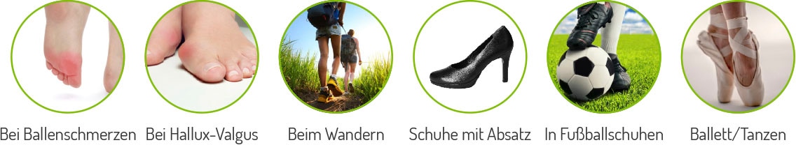Fussgut Fusspolster »Zehenkappen 