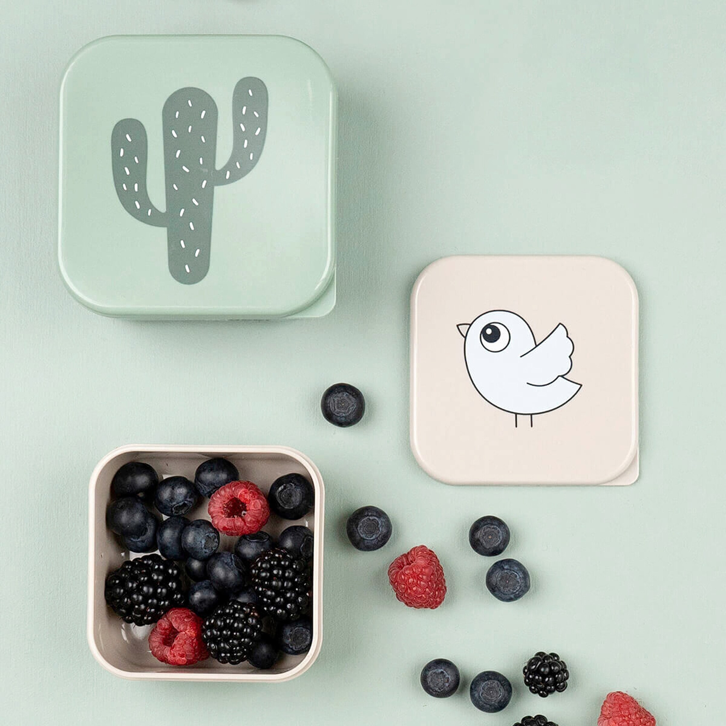 Done by Deer 3-tlg. Snackboxset sand