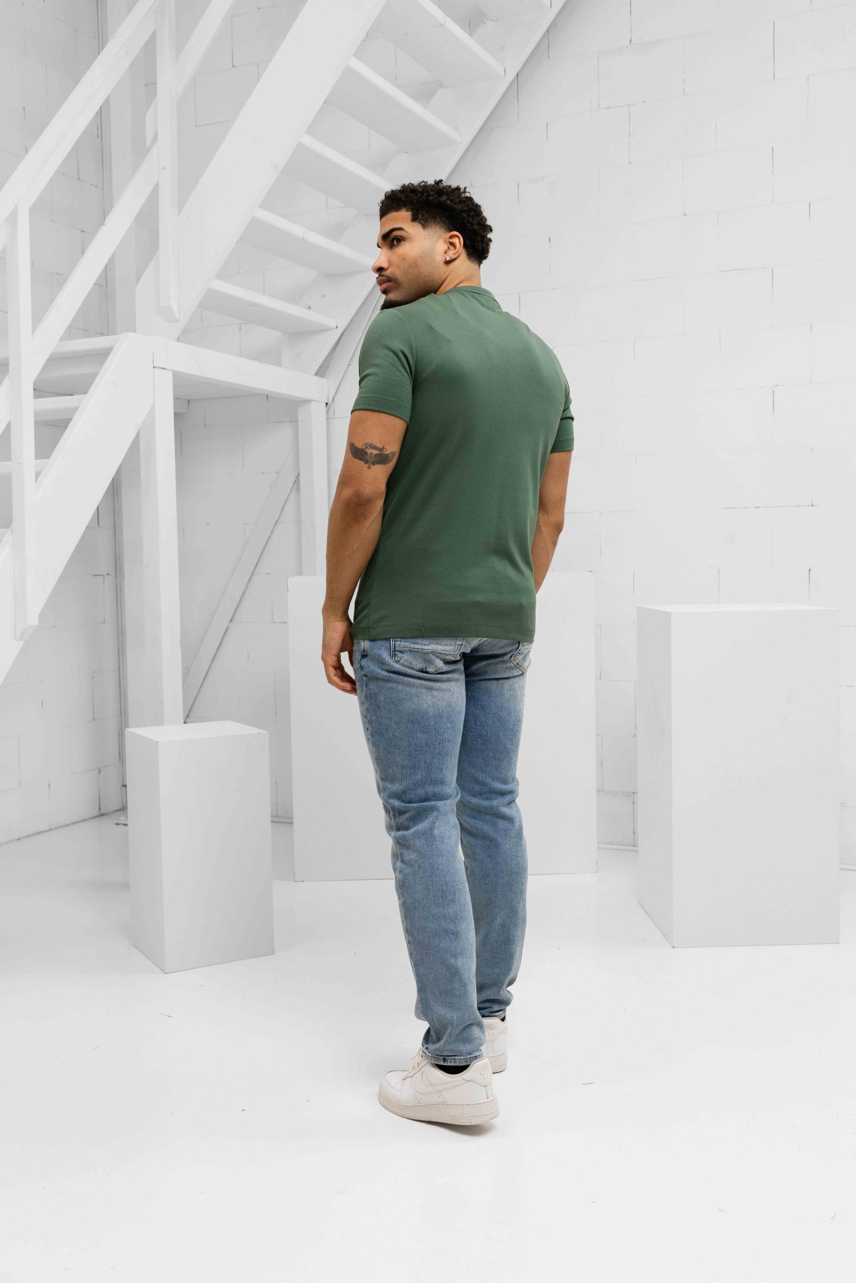 EA7 Emporio Armani 7M001331 T-Shirt Heren Groen