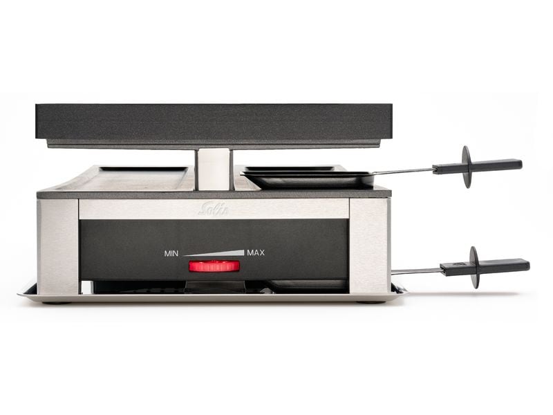 Solis Racletteofen 3 in 1 Grill 10 Personen Raclettegrill mit 1500 W Leistung