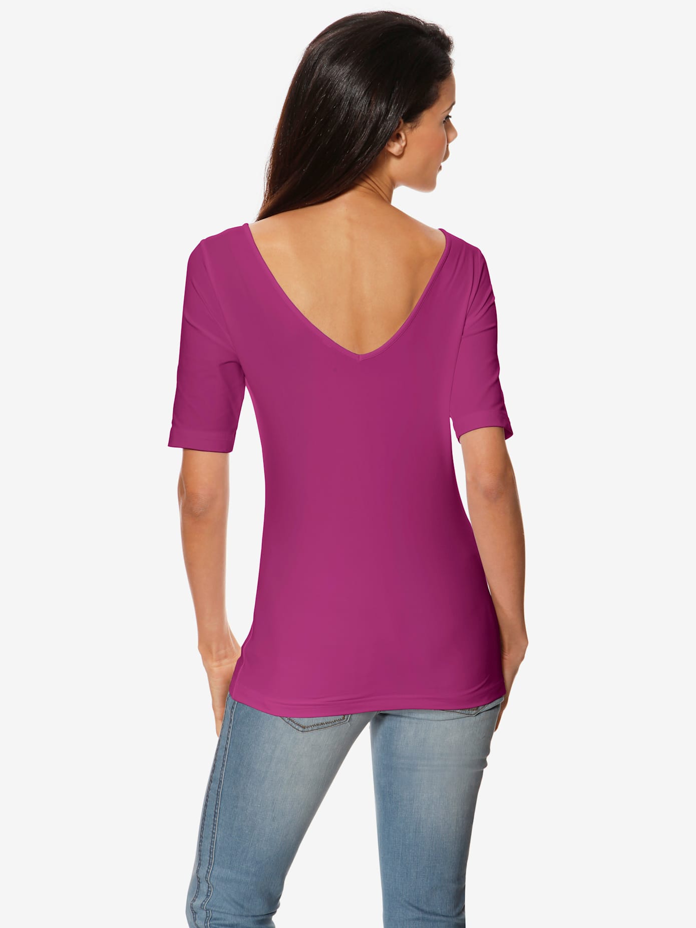 T-shirt encolure en u superbe, à porter seul ou associé