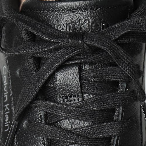 Baskets Low Top Lace Up Knit 0922 CK Black