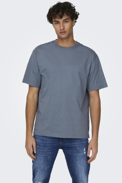 Only & Sons blauwe heren t-shirt