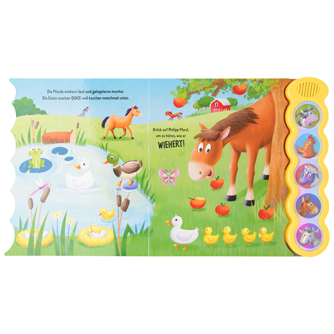 Topomini Baby Soundbuch Bauernhof blau