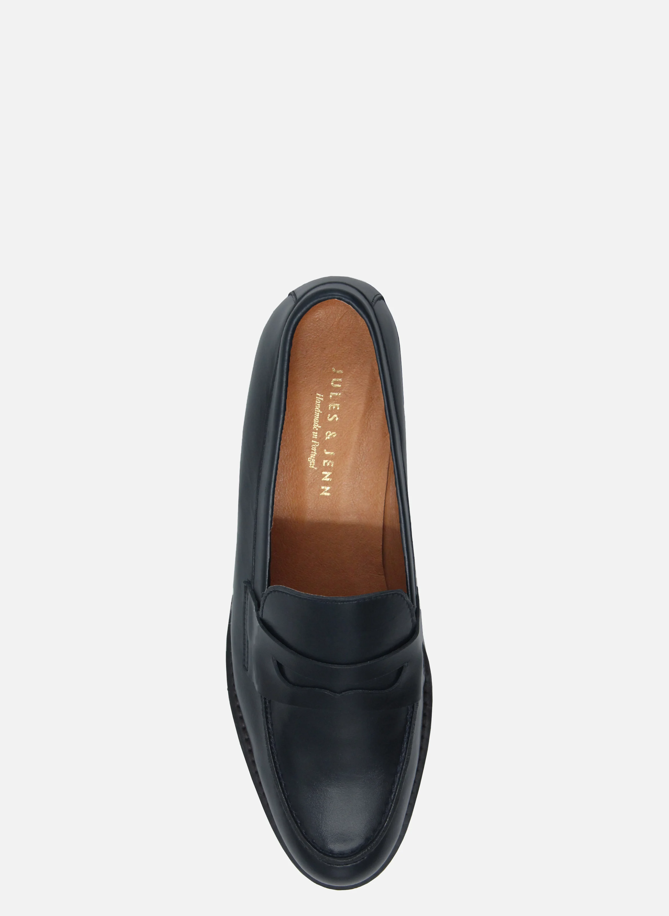 Mocassins cuir lisse | Bleu