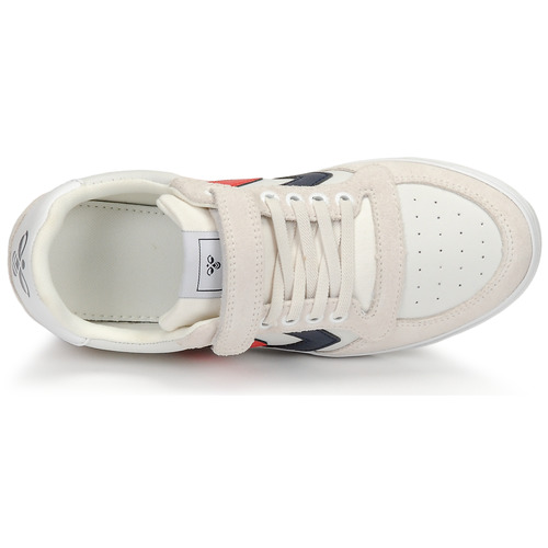 hummel - SLIMMER STADIL LEATHER LOW JR - Blanc