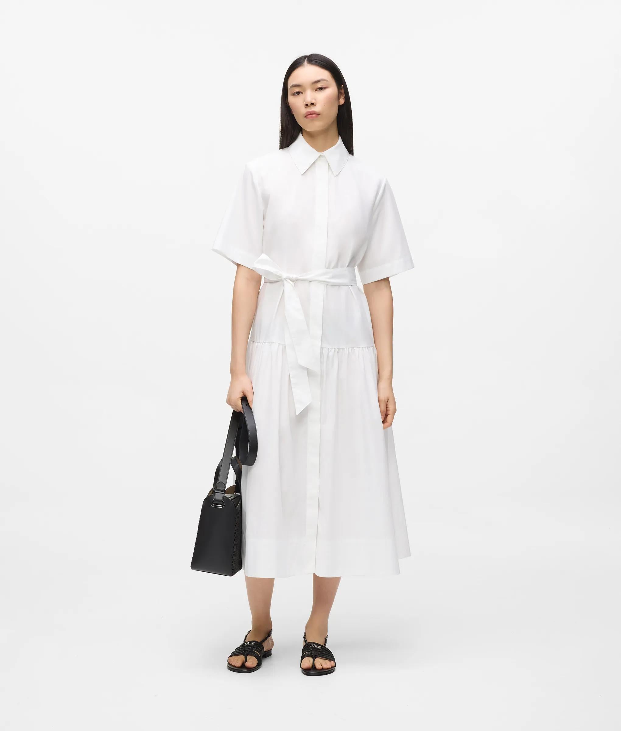 Midi shirt jurk