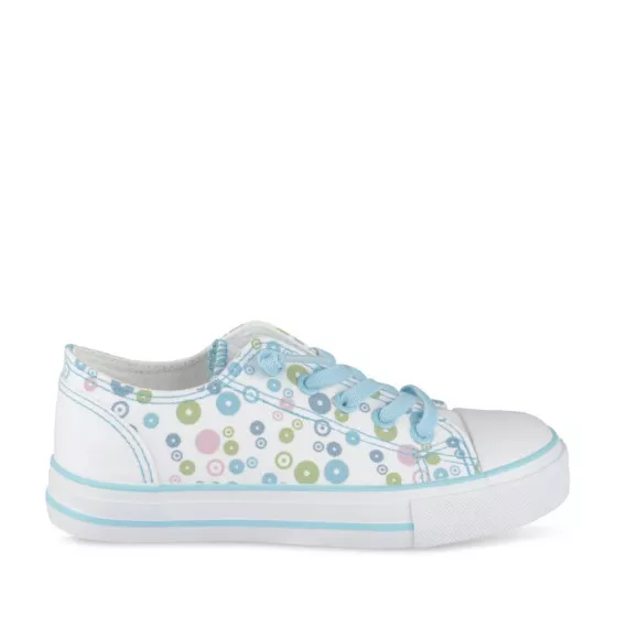 Baskets BLEU LOVELY SKULL