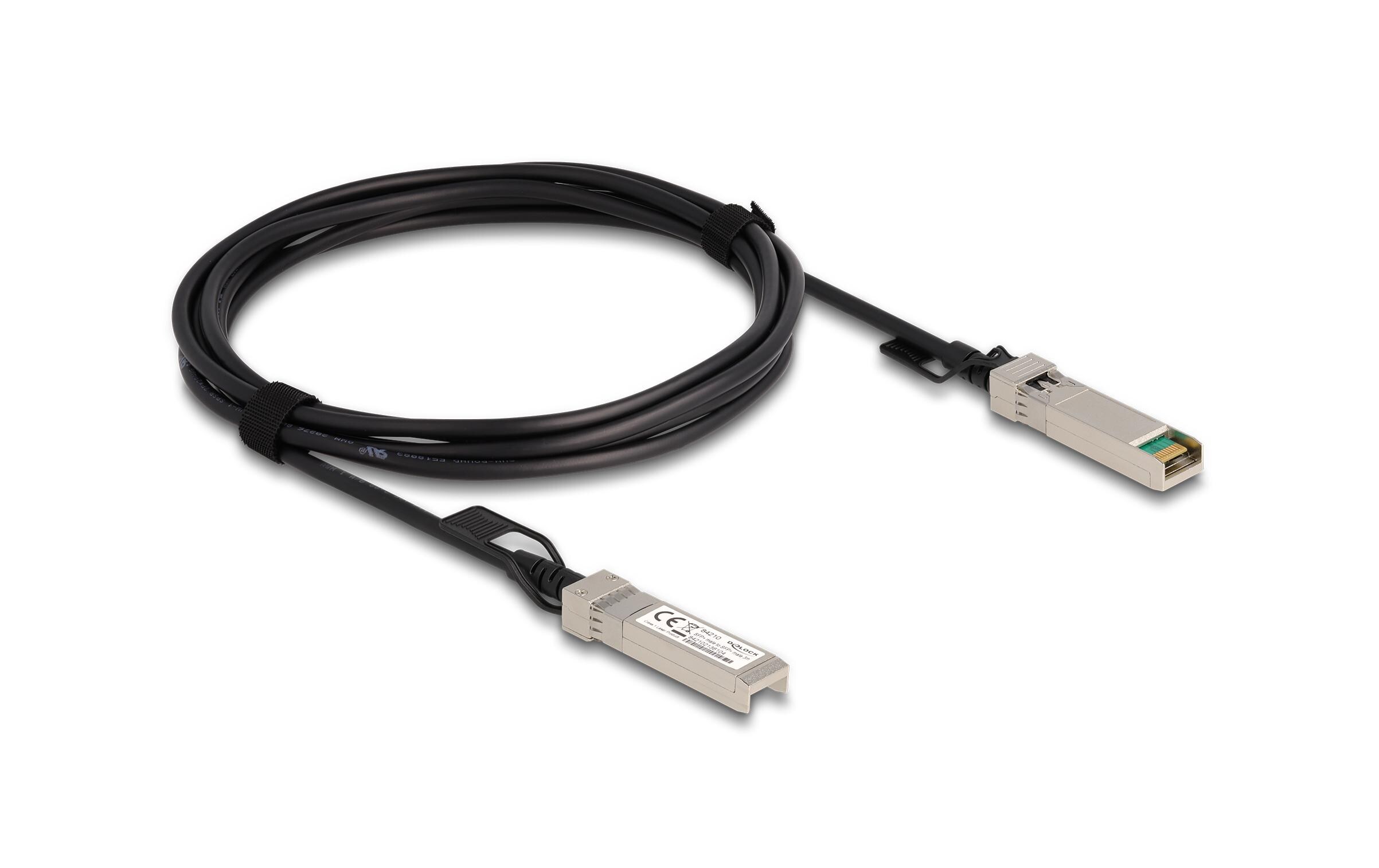 Direct Attach Kabel SFP+/SFP+ 3 mDelock Kabel Twinax SFP+ Stecker zu SFP+ Stecker 3 m