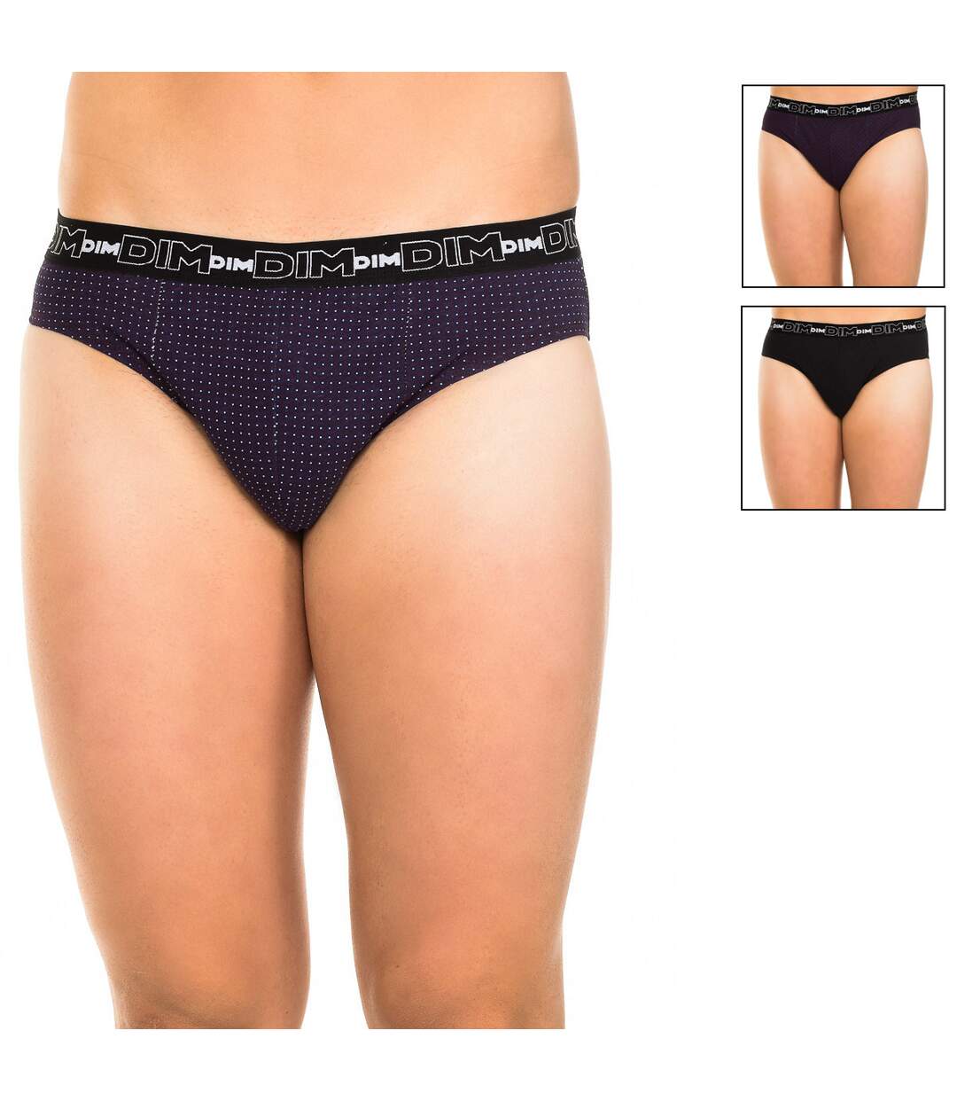 Pack-3 Briefs Cotton Streech tejido transpirable D6638 hombre
