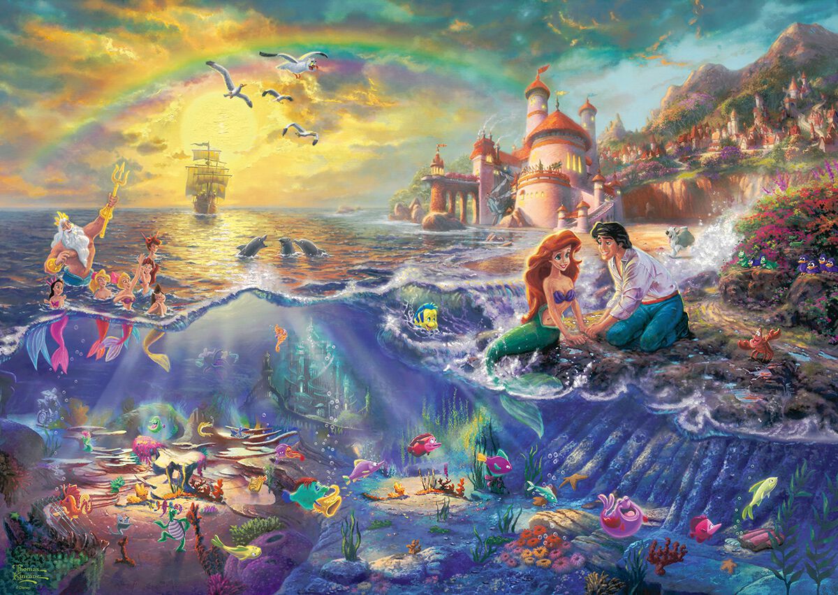 Thomas Kinkade Studios - Ariel | La Petite Sirène Puzzle