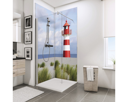 SCHULTE DecoDesign douchewandpaneel, fotovuurtoren, 210 x 90 cm, D1900922 655 210