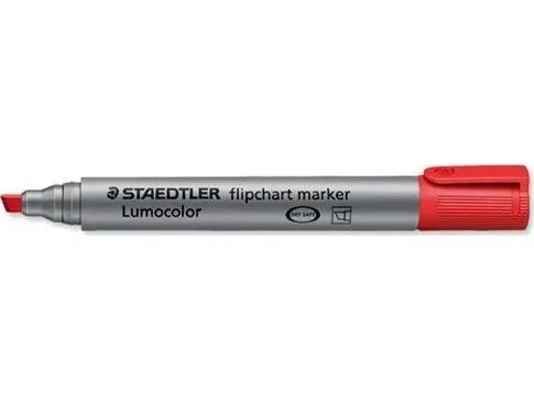 STAEDTLER Lumocolor - Markør - for flip-over tavle - rød - vandbaseret blæk - 2-5 mm