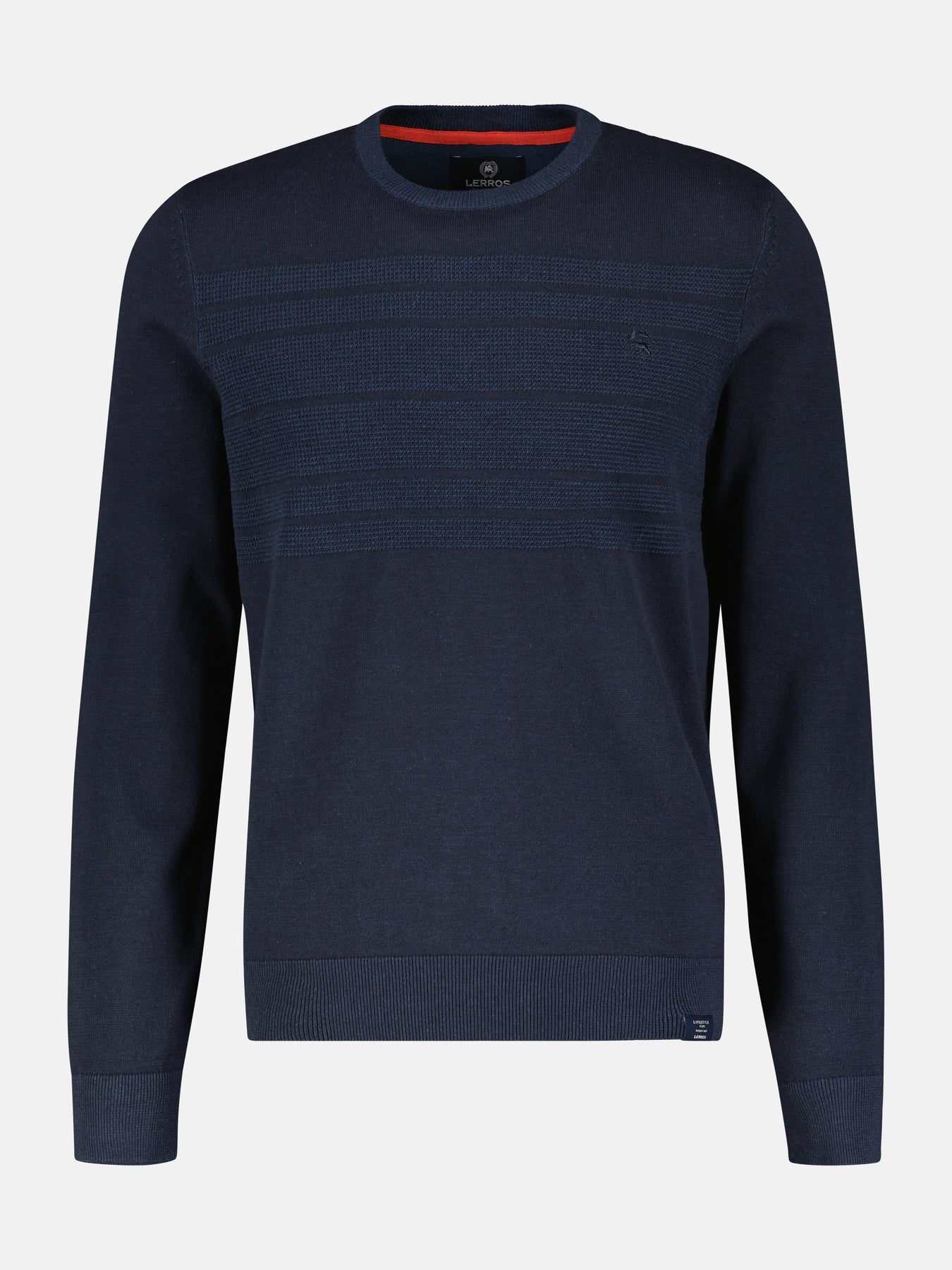 Strickpullover tonal gestreift