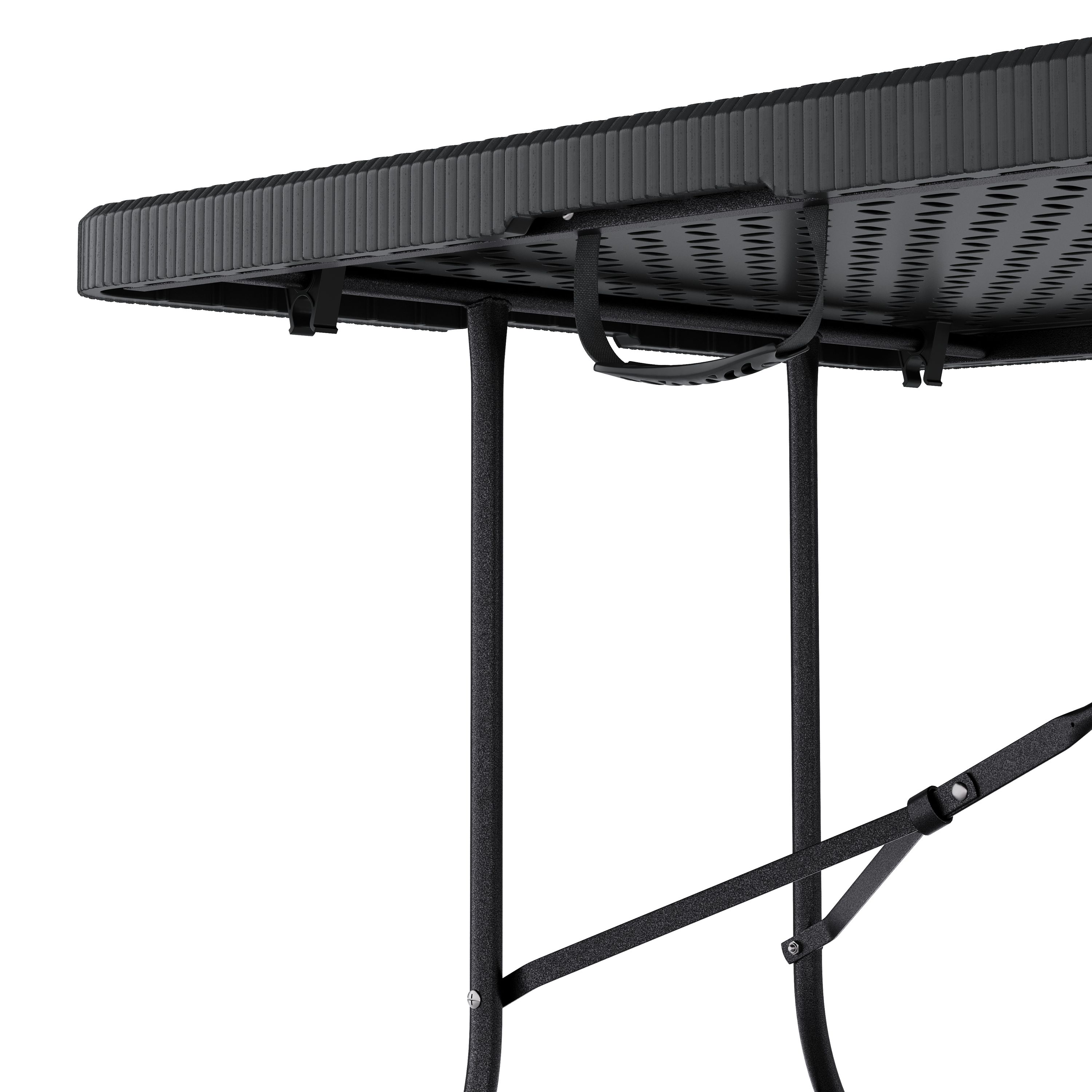 Campingtisch klappbar 180 x 75 cm Rattanoptik