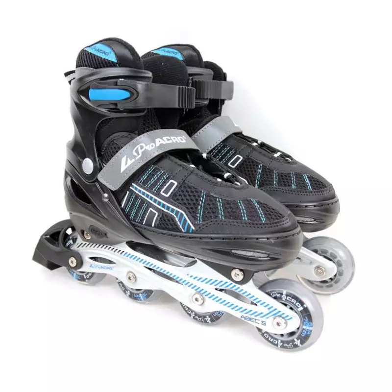 Roller PRO ACRO junior réglable platine alu 30+ Bleu