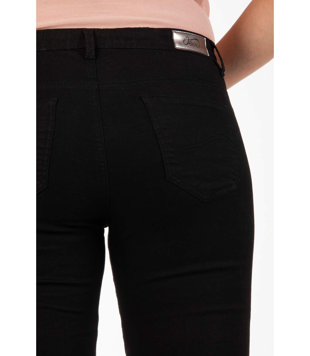 Jeans bootcut OBBO3 NOIR