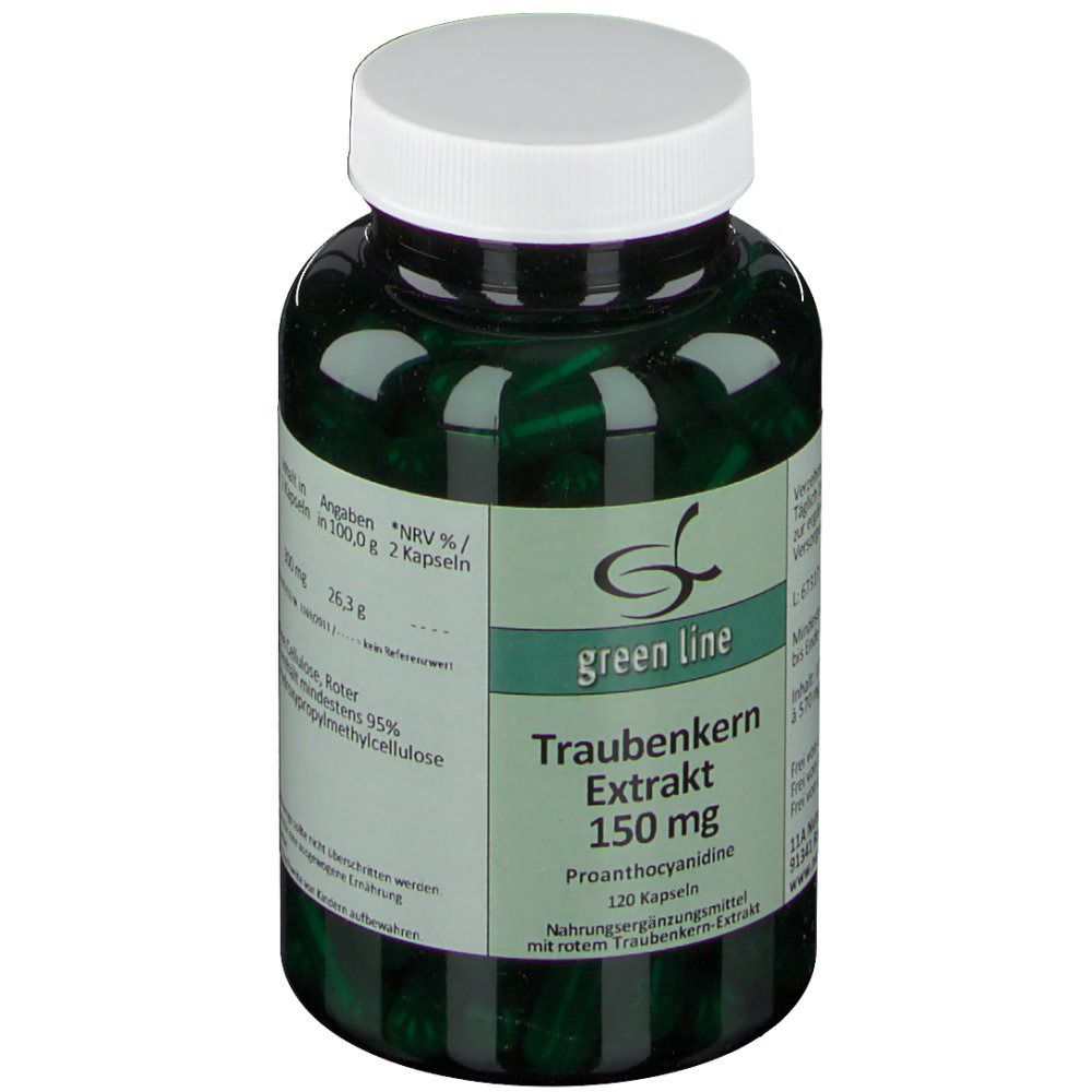 green line NUTRITHEKE Traubenkernextrakt 150 mg