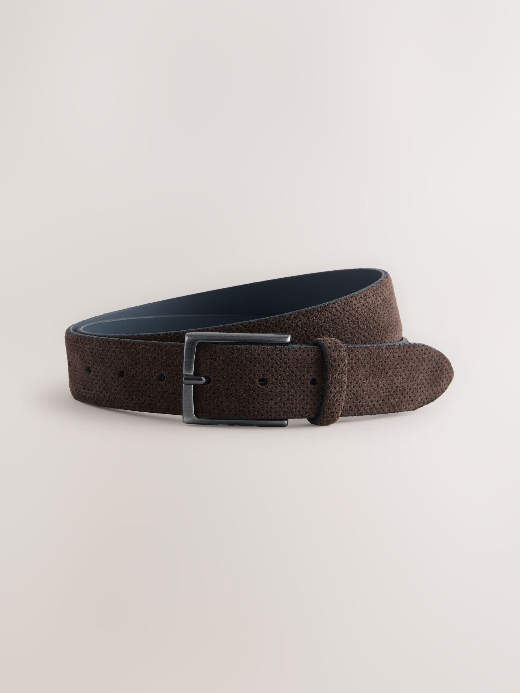 Bruin - Suede Perforated Belt