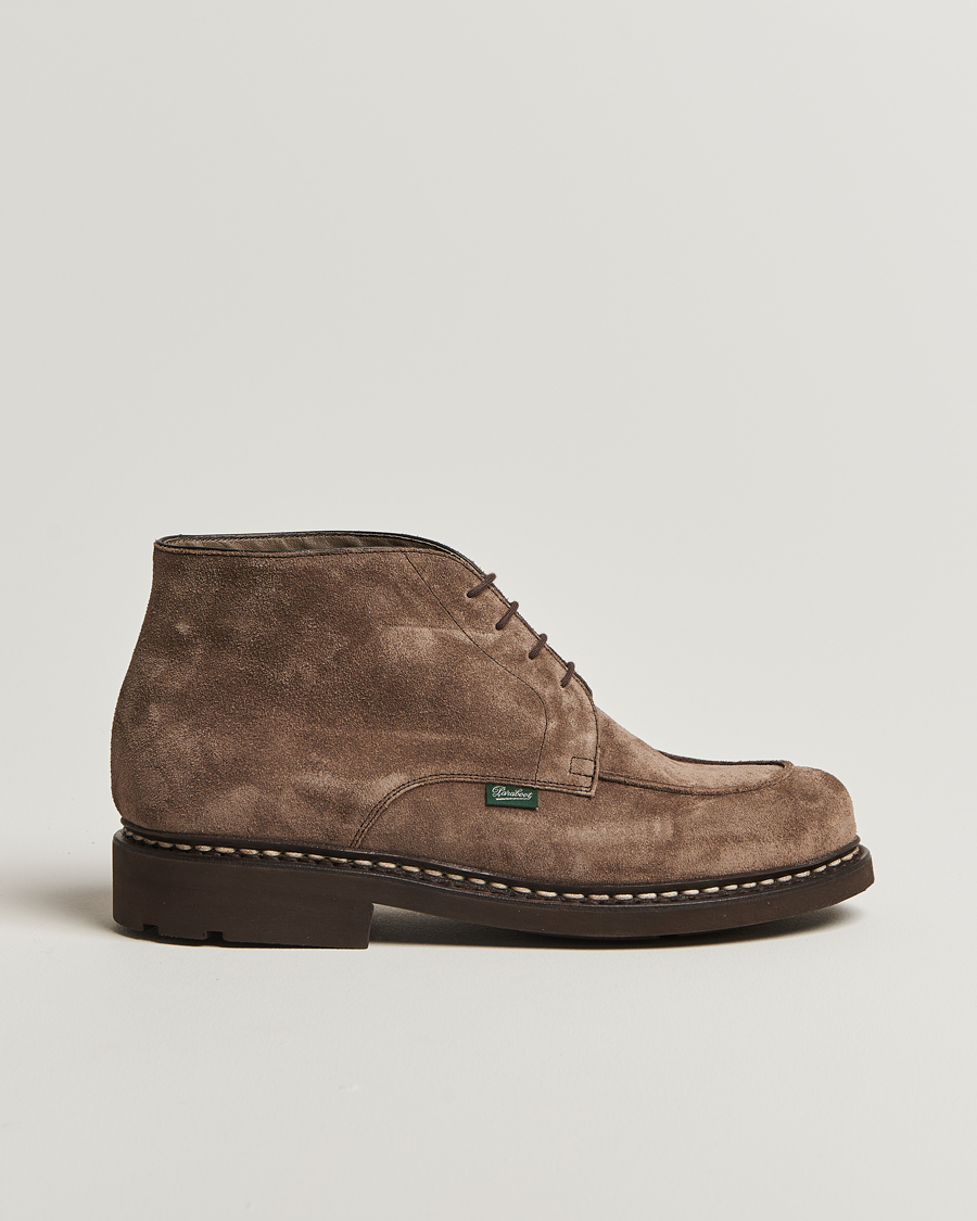 Paraboot Chambord Mid Derby Brown Suede