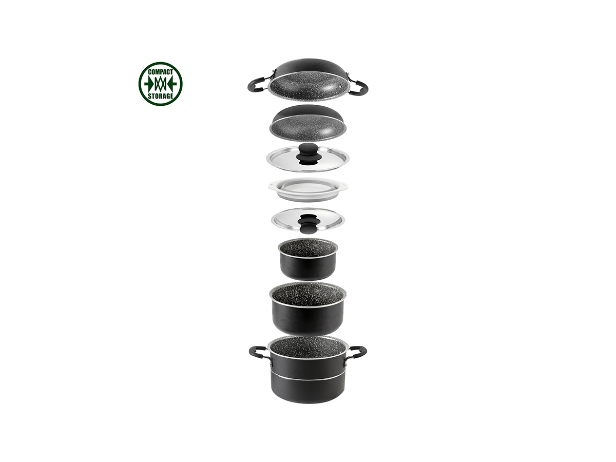 Brunner Pirate 9+1 ø24 cm pannenset