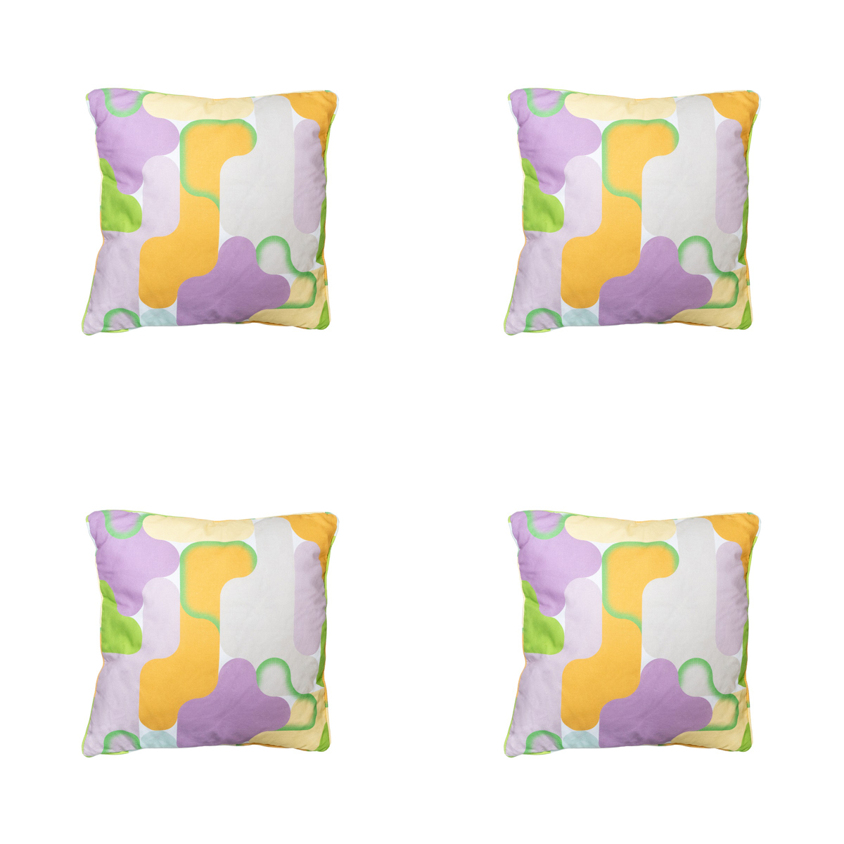 Madison Grafi lila Sierkussen - Set van 4