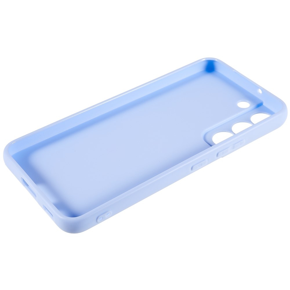 Samsung Galaxy S22 5G Gummi Case Hülle mit Kameraschutz - Hellblau (Matt)