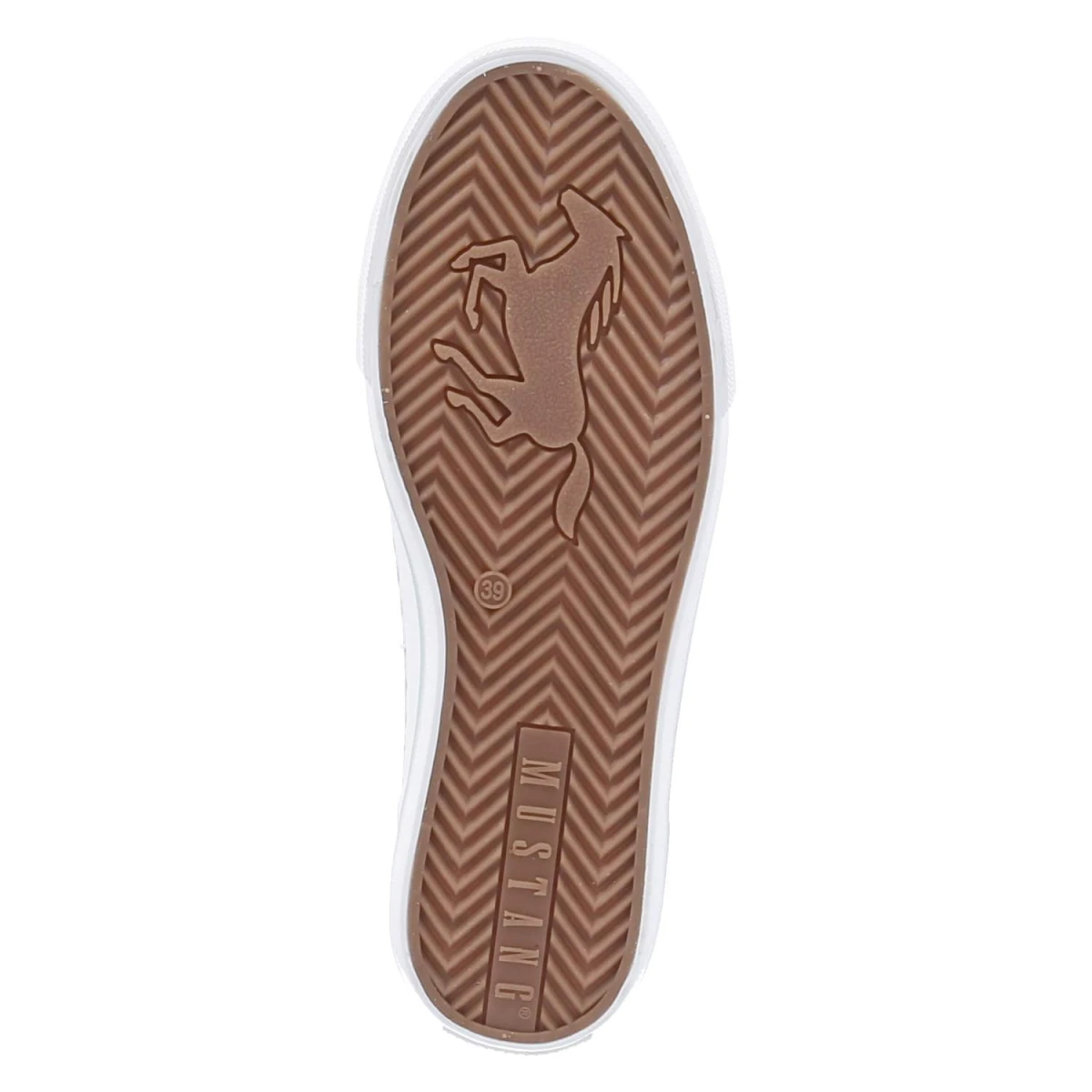 MustangLow Sneaker - Weiss/Beige