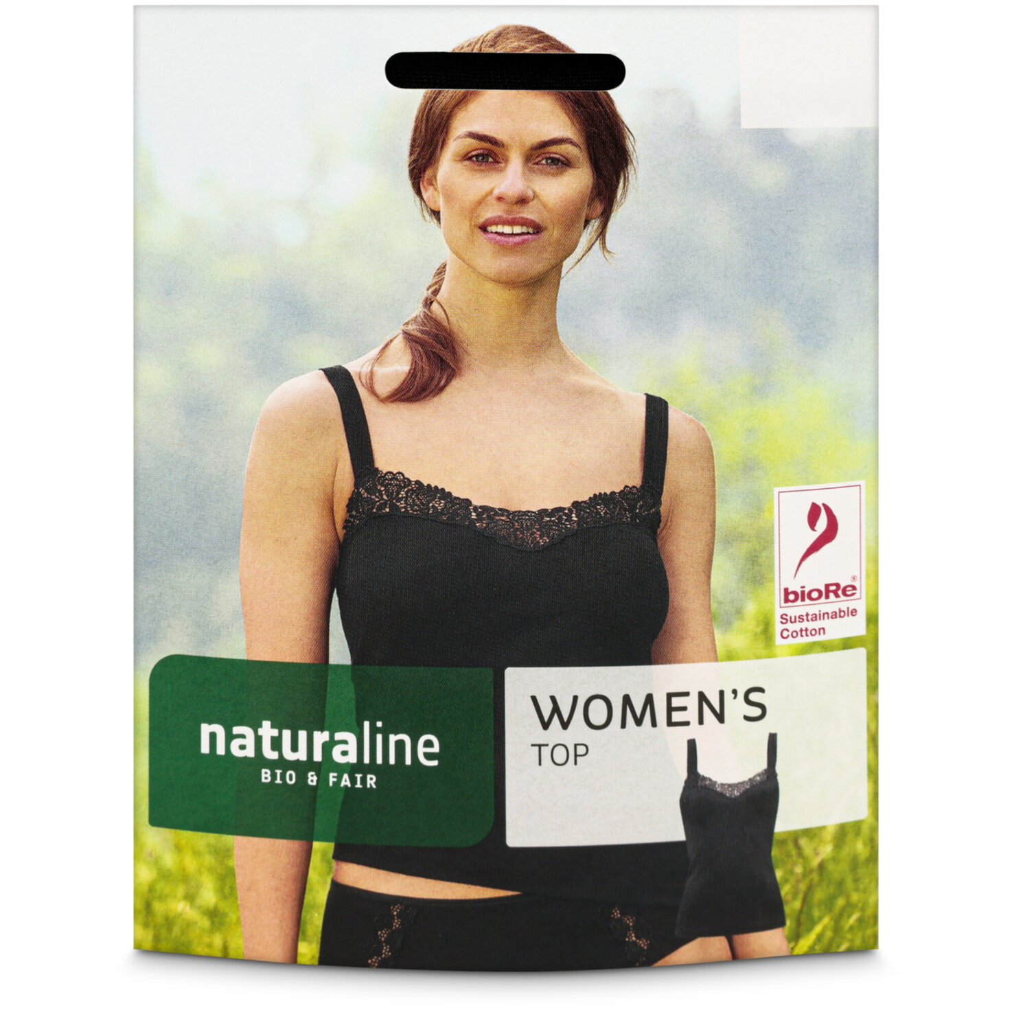 Naturaline Textil Damen Shirt schwarz M