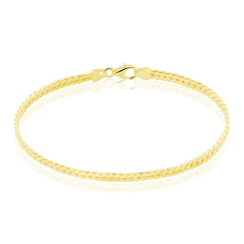Bracelet Izel Maille Anglaise Or Jaune