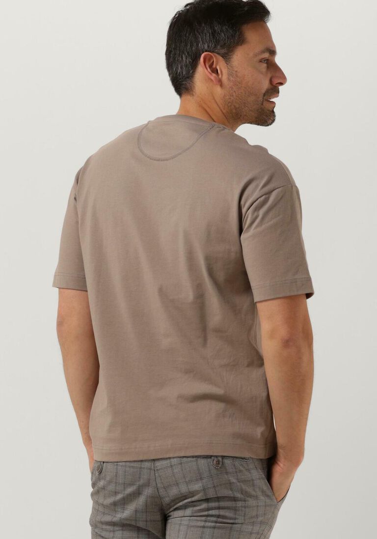 DRYKORN taupe drykorn t-shirt tommy 522090