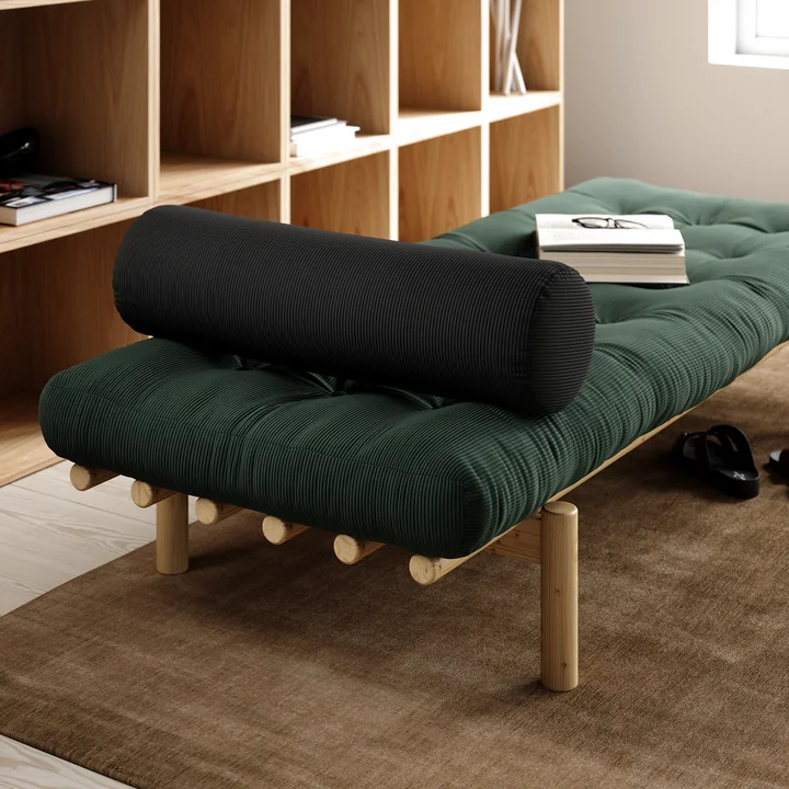 Karup Design - Next Daybed, 75 x 200 cm, Kiefer natur / charcoal (511)