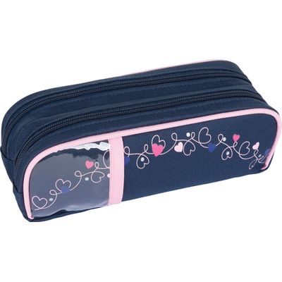 Trousse Lola Espeleta - 2 compartiments - marine - Oberthur