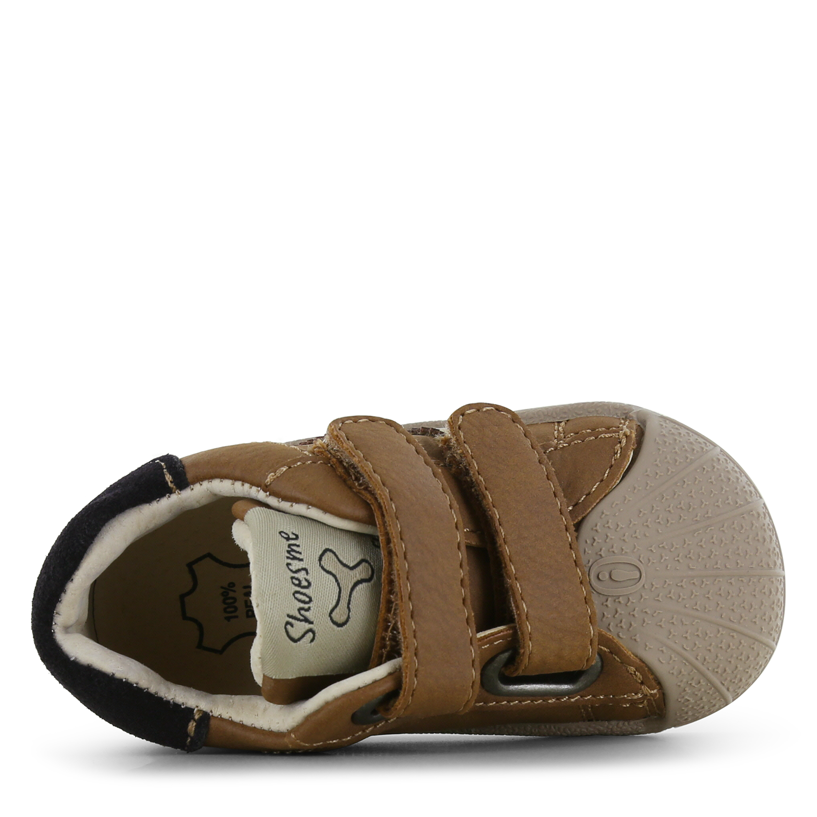 Shoesme bruin sneakertje met stootneus Microfiber nubuck, Suède | Sale