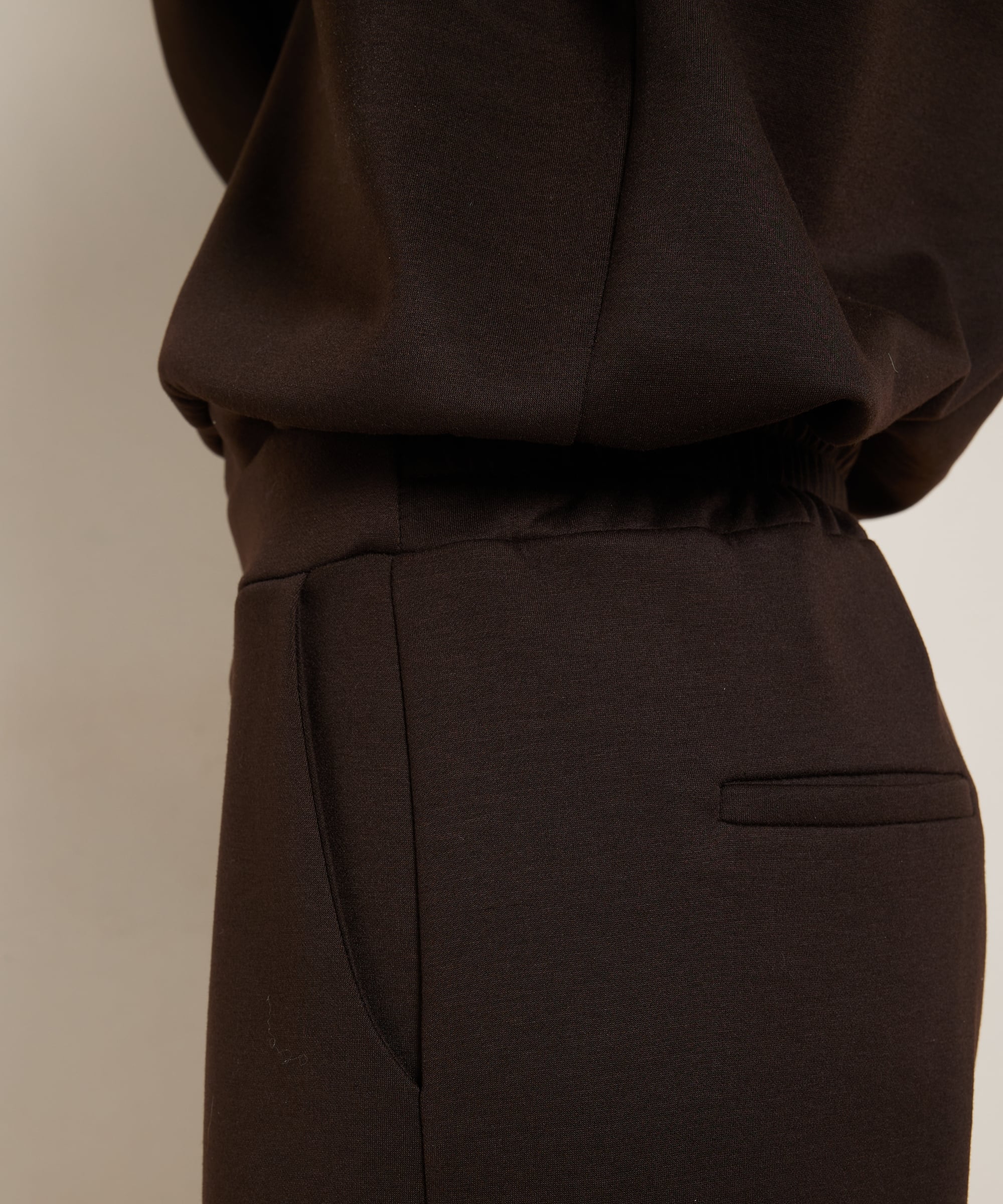 wide fit broek soft jersey