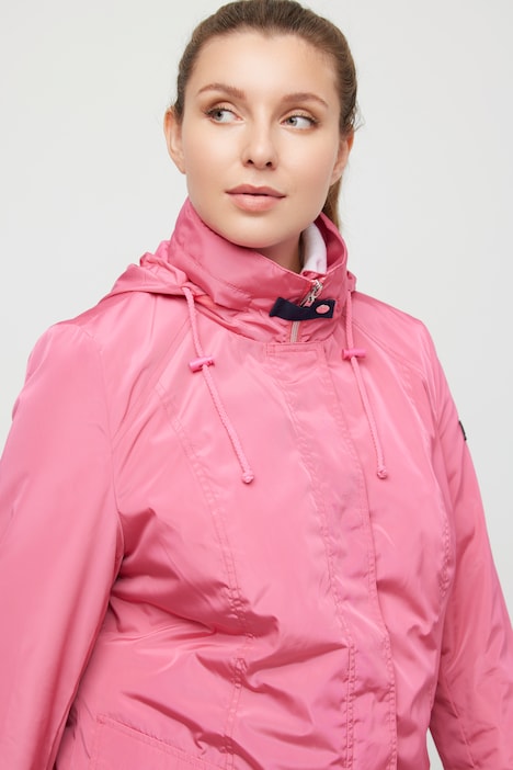 HYPRAR Funktionsjacke, Stehkragen, Kapuze, 2-Wege-Zipper