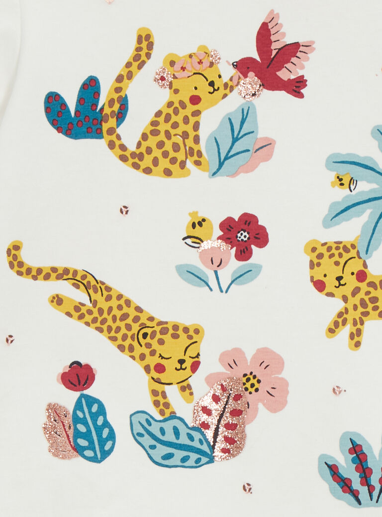 T-shirt à imprimé fantaisie pour bébé fille