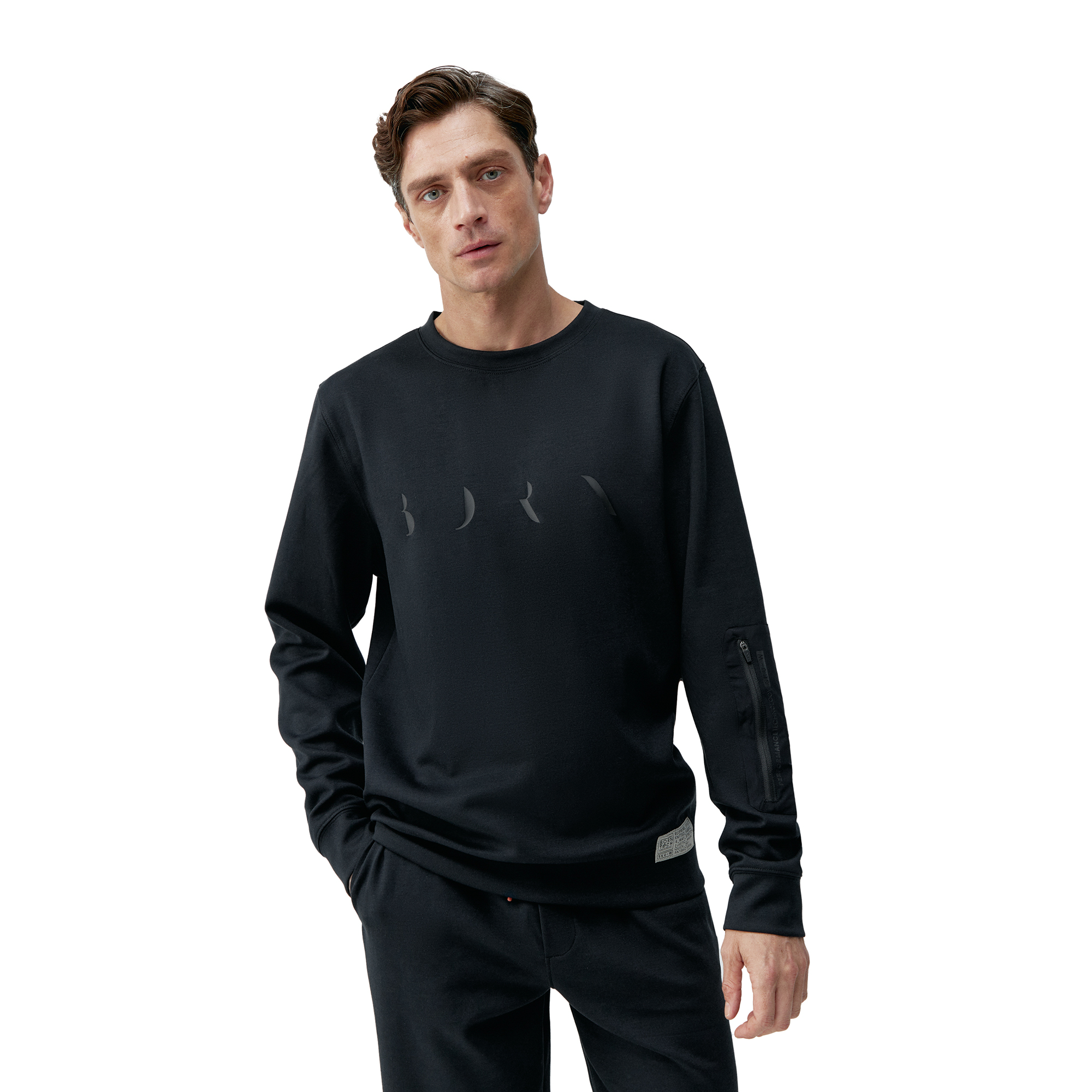 NESS - Sweat-shirt de sport confortable ness | Noir