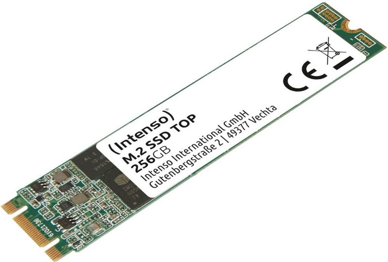 Intenso M.2 SSD SATA III - 256GB - 550MB/s