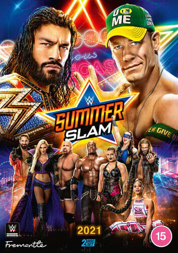WWE: Summerslam 2021 DVD (2021) Nikki A.S.H. Cert 15 2 Discs Region 2