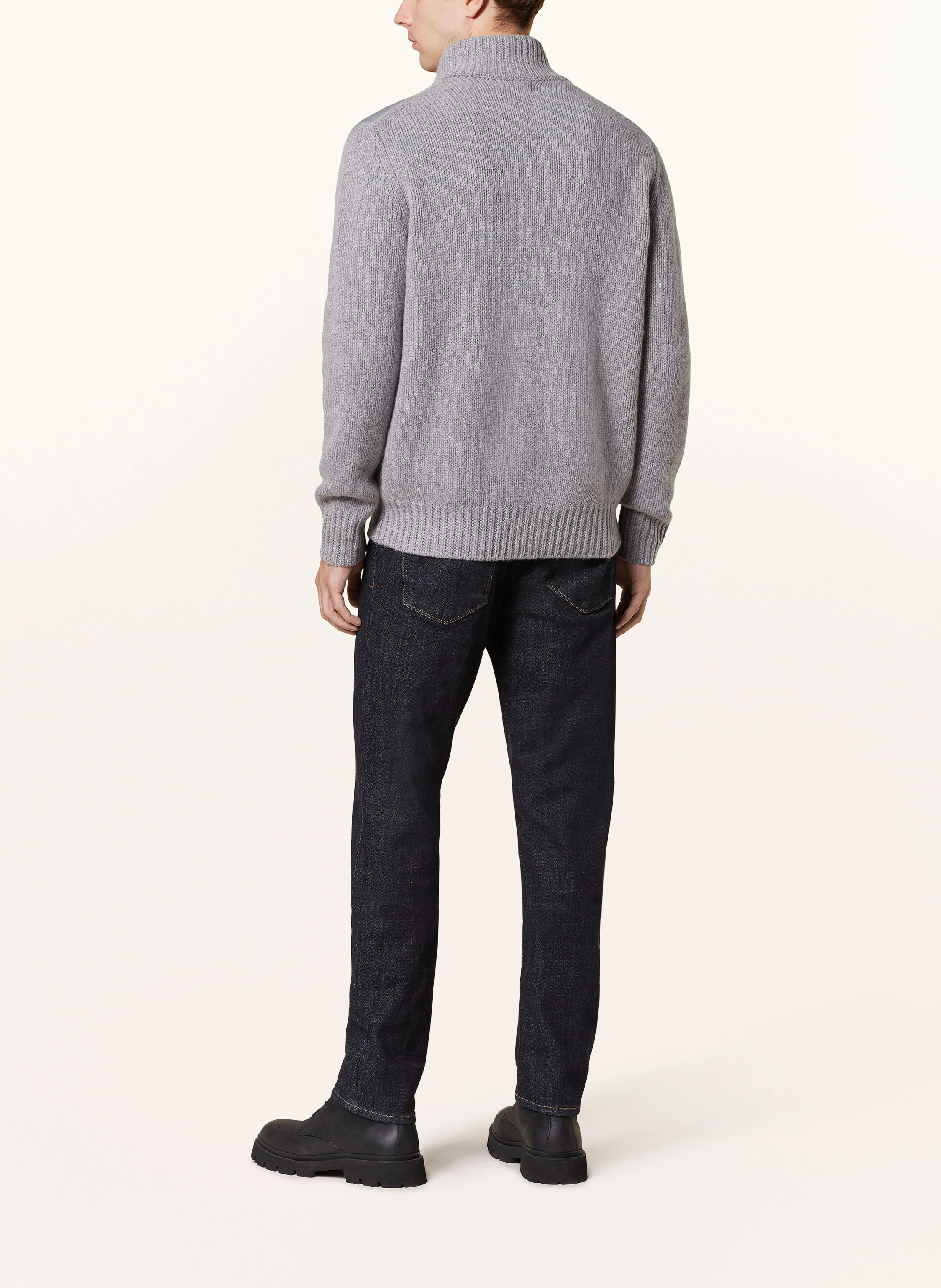 STROKESMAN'S Strickjacke im Materialmix