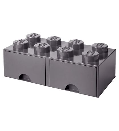 LEGO® Storage Aufbewahrungsschublade - 8 Knäufe - 50x25x18 - Mør