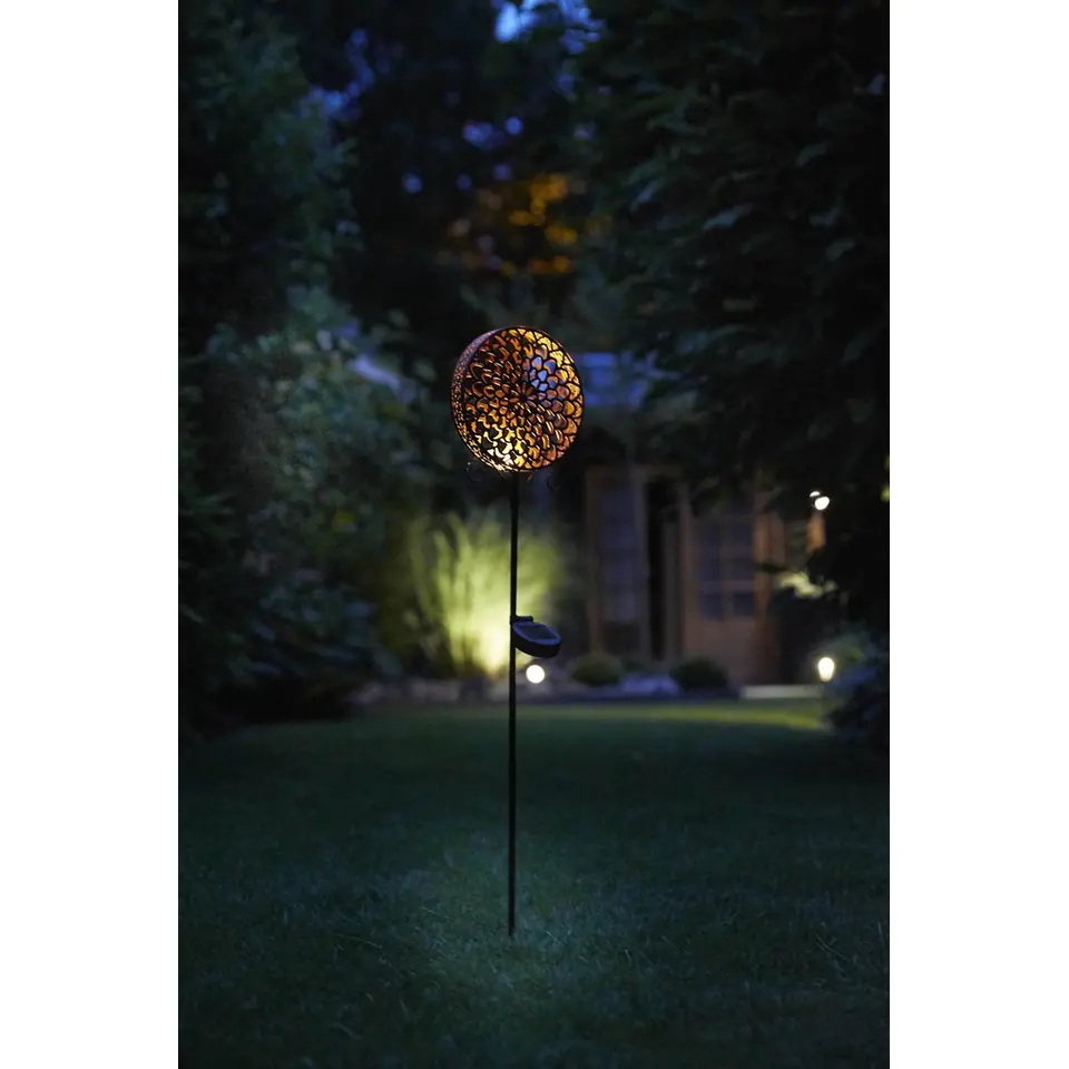 Solar Grondspies Tuinlamp - Mandala - 2 stuks