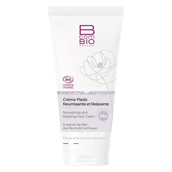 BcomBIO Crème Pieds Nourrissante et Relaxante 100ml