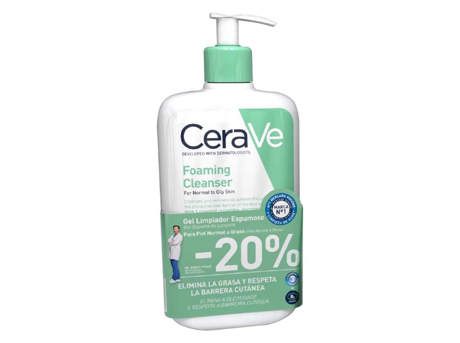 GEL LIMPEZA CERAVE PROMO -20% 473ML