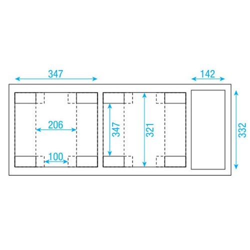 DAP LCA-PHA5 flightcase voor 2 Phantom 75 LED movingheads