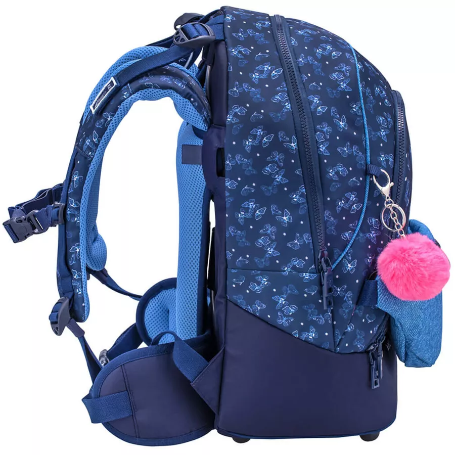 Belmil Schulrucksack 2-IN-1 Schulrucksack & Gürteltasche Sapphire