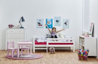 Hoppekids Sikkerhetsskinne Juniorseng ECO Dream, Hvit