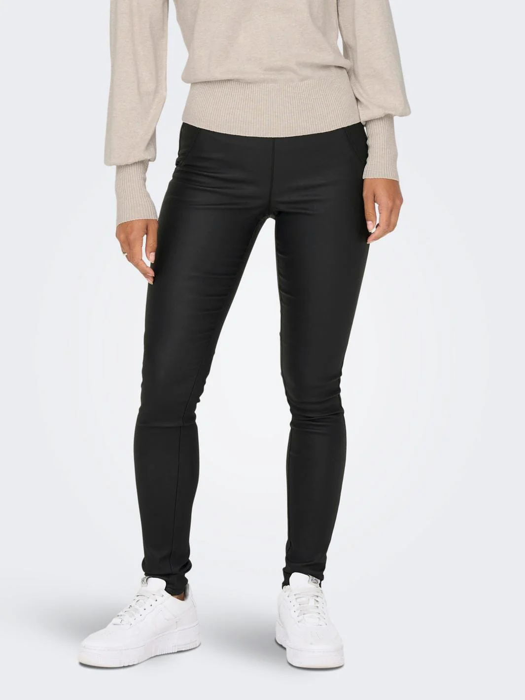 Only Onlkeira-Rock Life Coated Legging