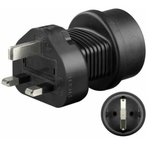 Steckdosenadapter Deutschland auf England